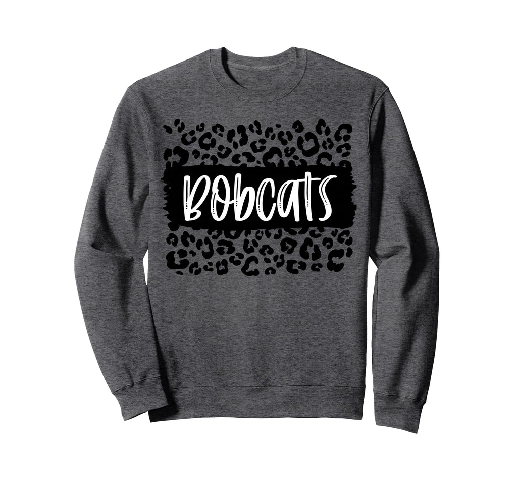 Bobcats Team Mascot School Sweatshirt - Aesthetic Graphic for Adults