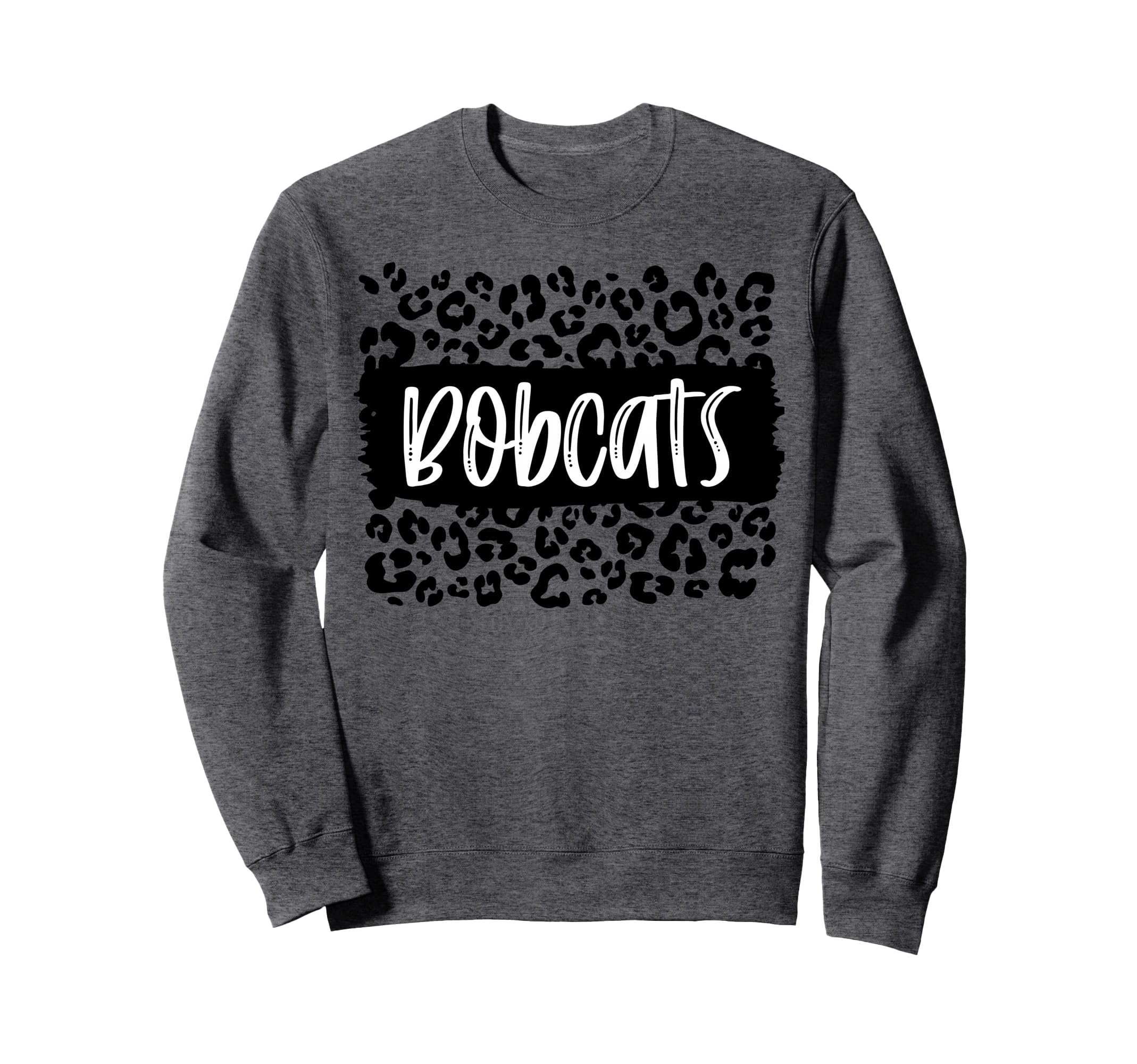 Bobcats Team Mascot School Sweatshirt - Aesthetic Graphic for Adults