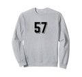 Number 57 80S 90S Soccer Team Jersey Sweatshirt - Trendy Graphic Men Women
