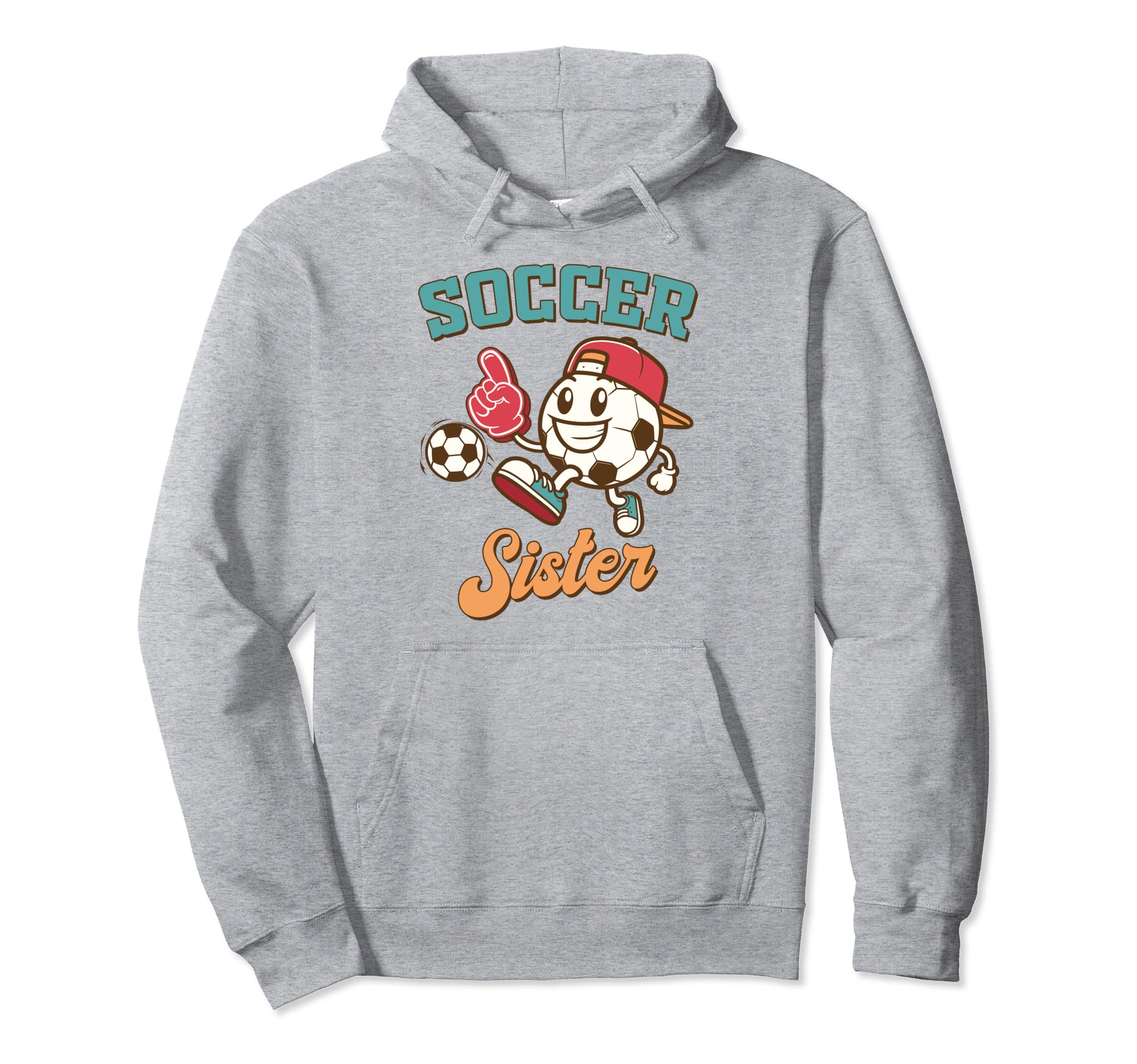 Soccer Sister Game Day Family Supporter Hoodie - Unique Graphic Unisex