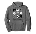 Soccer Grandma Funny Coquette Bow Hoodie - Unique Graphic for Adults