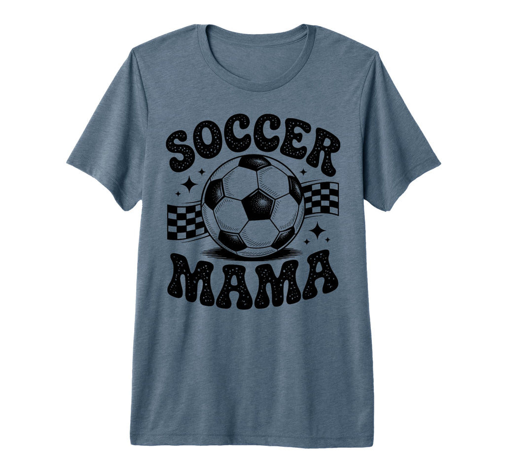 Soccer Mama Football Soccer Player Mom Fan T-Shirt - Graphic Print Unisex