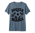 Soccer Mama Football Soccer Player Mom Fan T-Shirt - Graphic Print Unisex