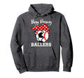 Busy Raising Ballers Funny Baseball Hoodie - Streetwear Style for Adults