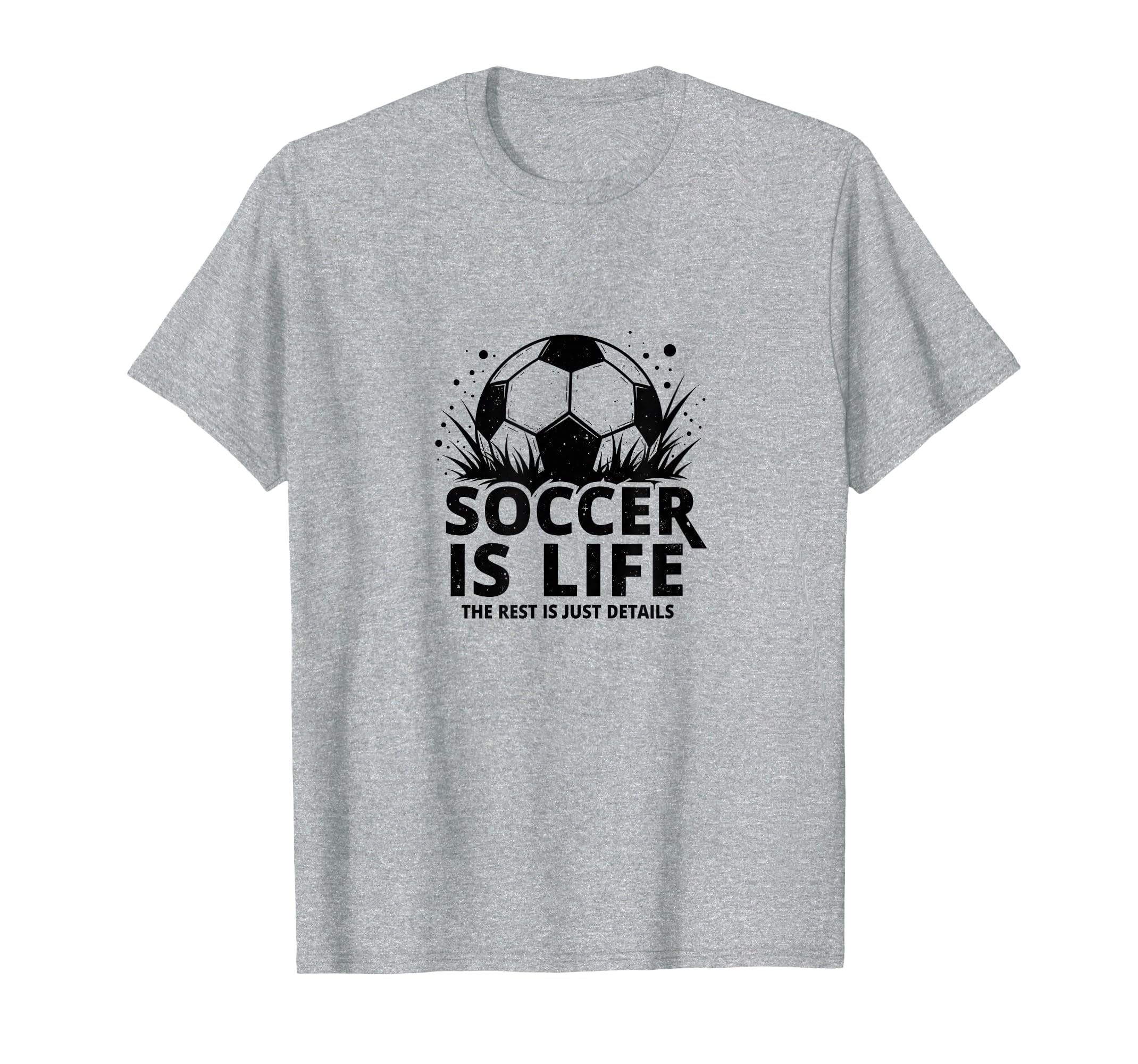 Soccer Coach Soccer Is Life Rest Is T-Shirt - Fun Novelty Design Men Women