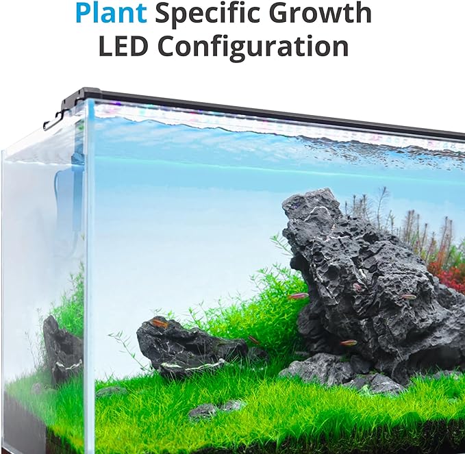 NICREW ClassicLED Plus LED Aquarium Light with Timer, 27 Watts, for 36 to 48 Inch Fish Tank Light, Daylight and Moonlight Cycle