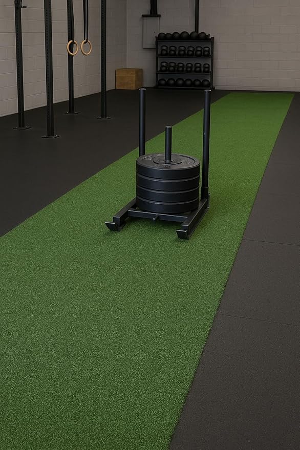 Ottomanson Artificial Turf Golf Hitting Mat 3' x 10' Indoor/Outdoor Waterproof Synthetic Fake Grass for Putting Practice Baseball Football Sports Gym Backyard, Custom Size 2' up to 30'