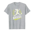 Born To Play Soccer Womens Inspirational T-Shirt - Custom Art Print Unisex