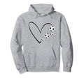 Love Soccer Hoodie - Fun Novelty Design Unisex