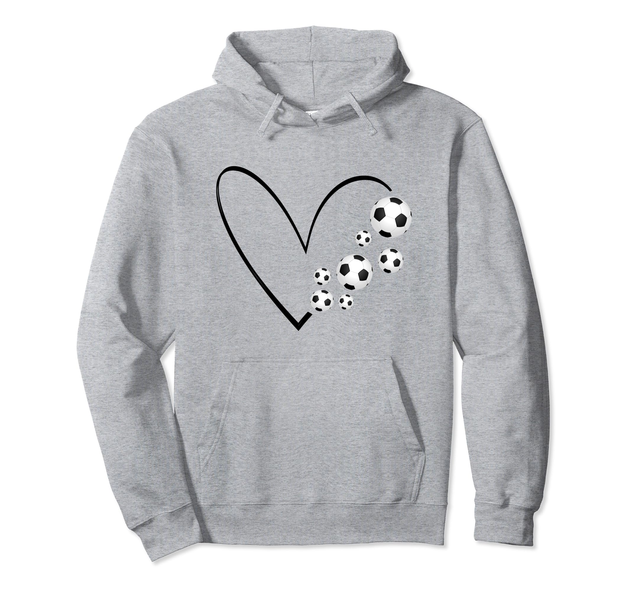Love Soccer Hoodie - Fun Novelty Design Unisex
