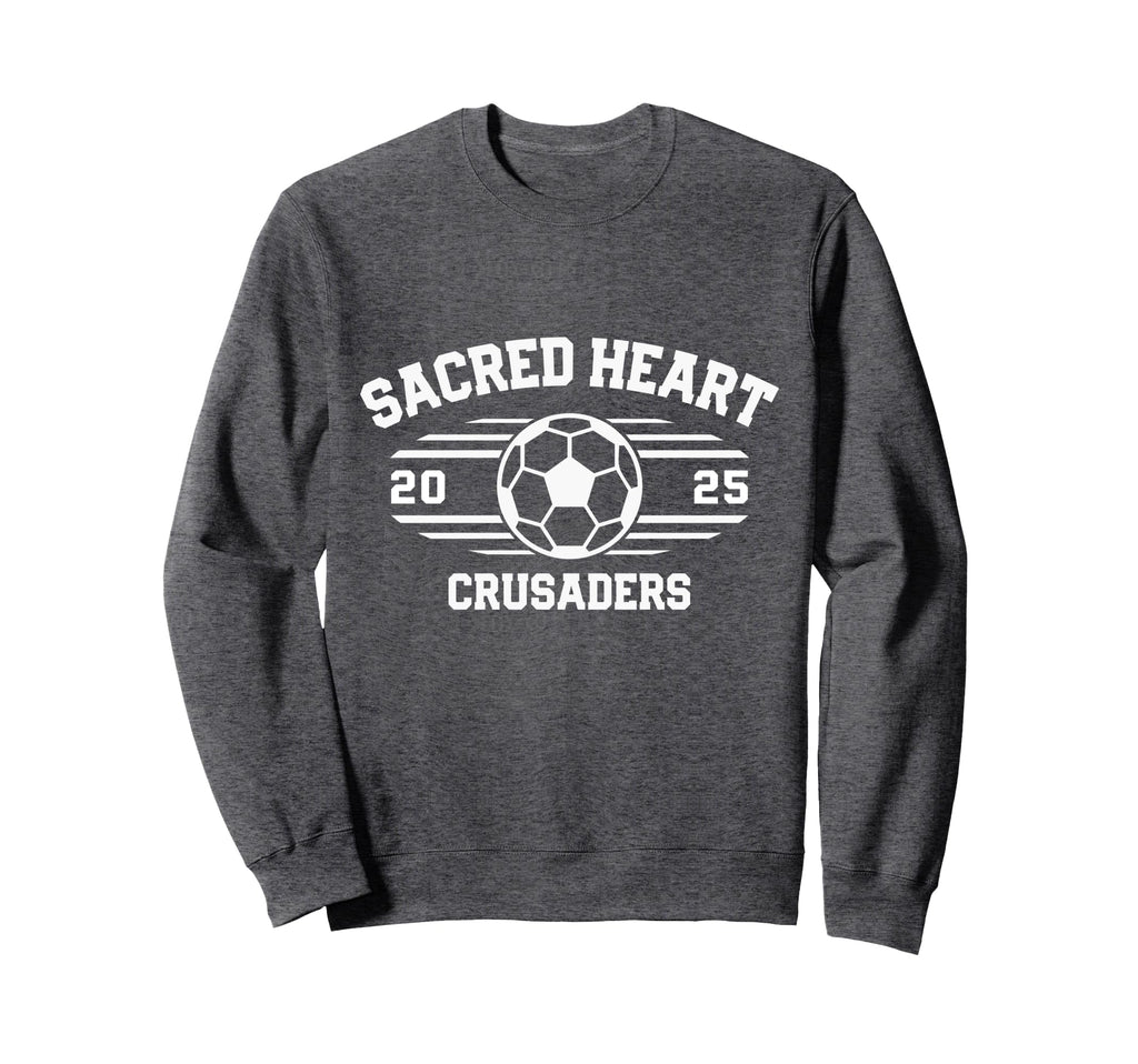 Sacred Heart Crusaders Soccer Ball 2025 Sweatshirt - Novelty Apparel Unisex