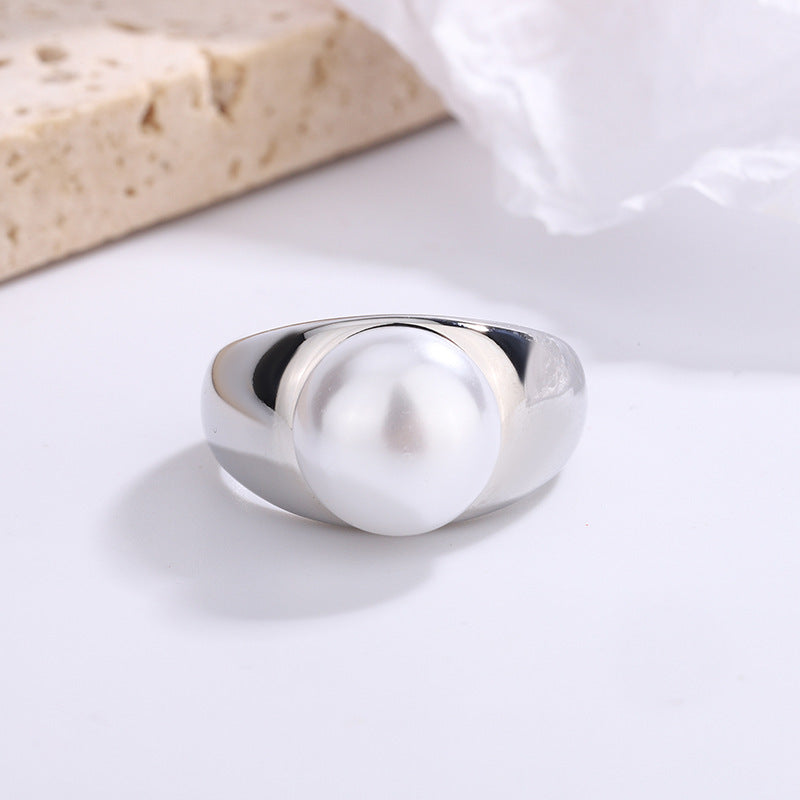 Zircon Inlaid Unique Design Minority Fashion Index Finger Ring
