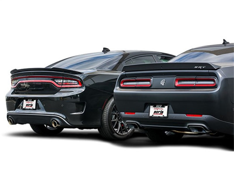 Borla 15-16 Dodge Challenger Hellcat 6.2L V8 ATAK w/ Valve Simulator CB Exhaust Factory Valance 140648