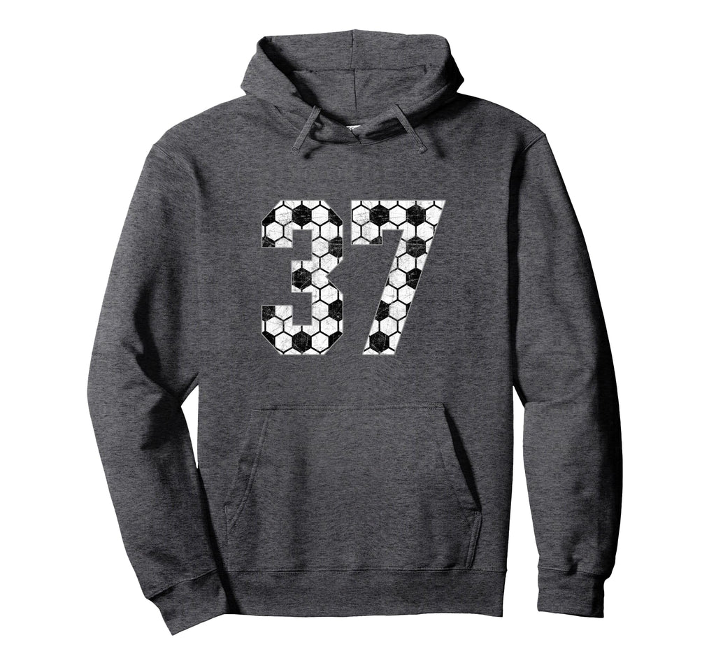 Soccer 37 Soccer Player Jersey Number 37 Hoodie - Custom Art Print Unisex