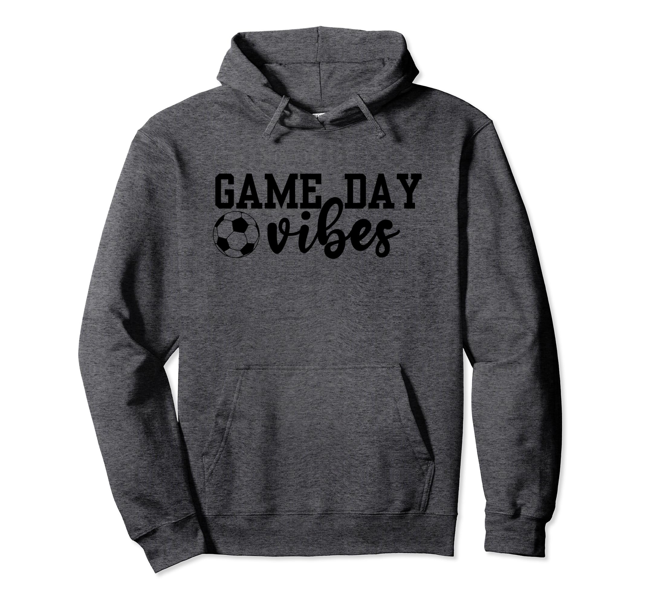 Game Day Vibes Soccer Coach Team Squad Hoodie - Graphic Print for Adults