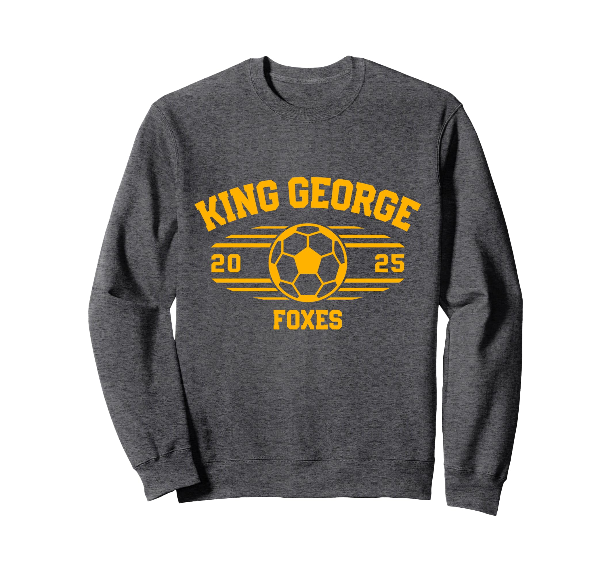 King George Foxes Soccer Ball 2025 Hs Sweatshirt - Unique Graphic Men Women