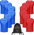 12/24/48PCS Pinnies Youth Team Pennies for Sports Kids and Scrimmage Vests for Soccer Basketball Jersey Practice