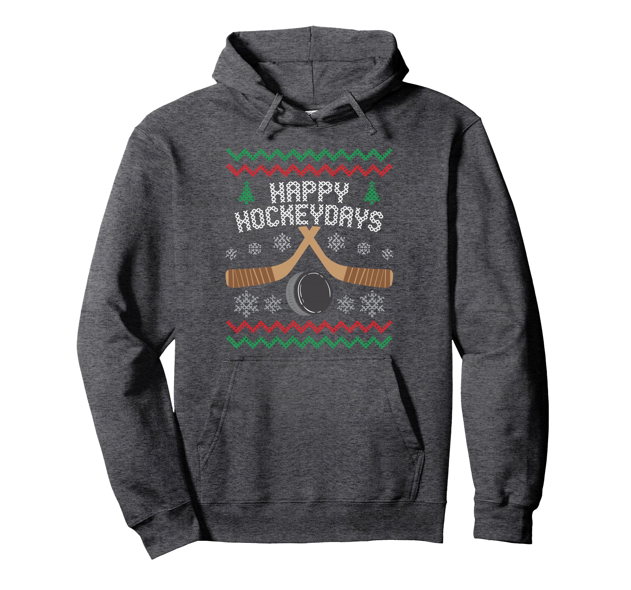 Happy Hockeydays Ice Hockey Fan Ugly Hoodie - Streetwear Style Men Women