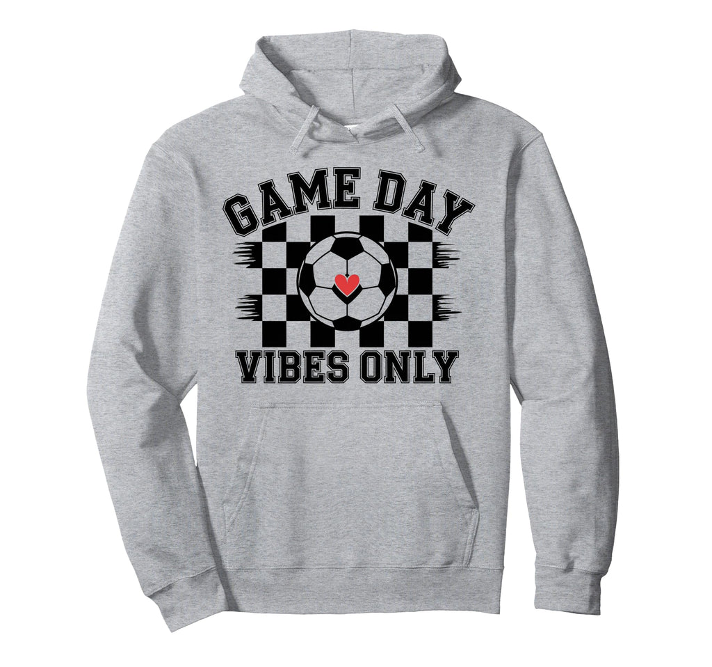 Groovy Soccer Soccer Game Day Vibes Hoodie - Aesthetic Graphic Men Women