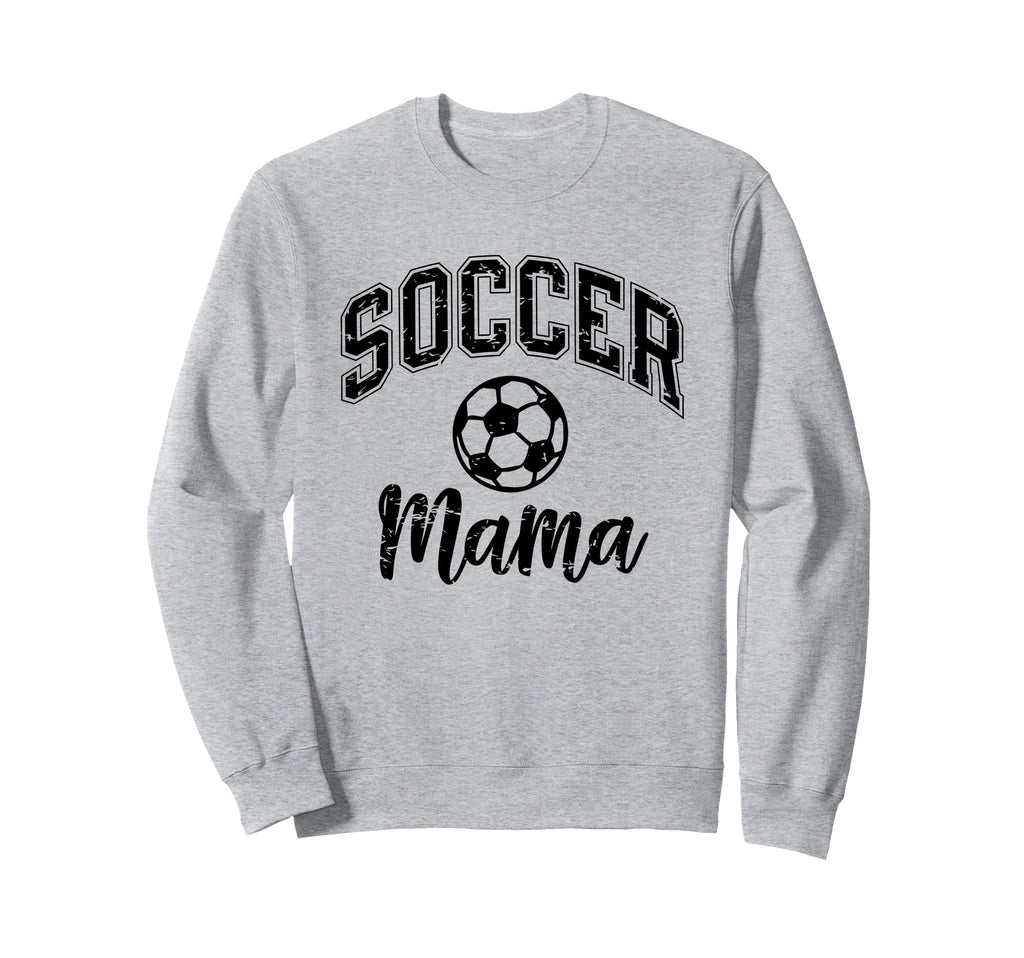 Soccer Mom Life Distressed Sweatshirt - Minimalist Print Men Women