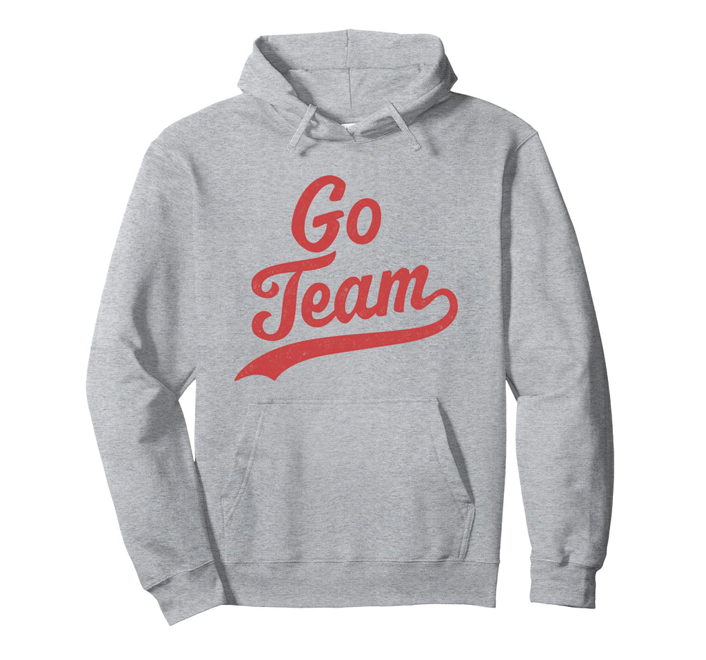 Go Team Hoodie - Minimalist Print for Adults