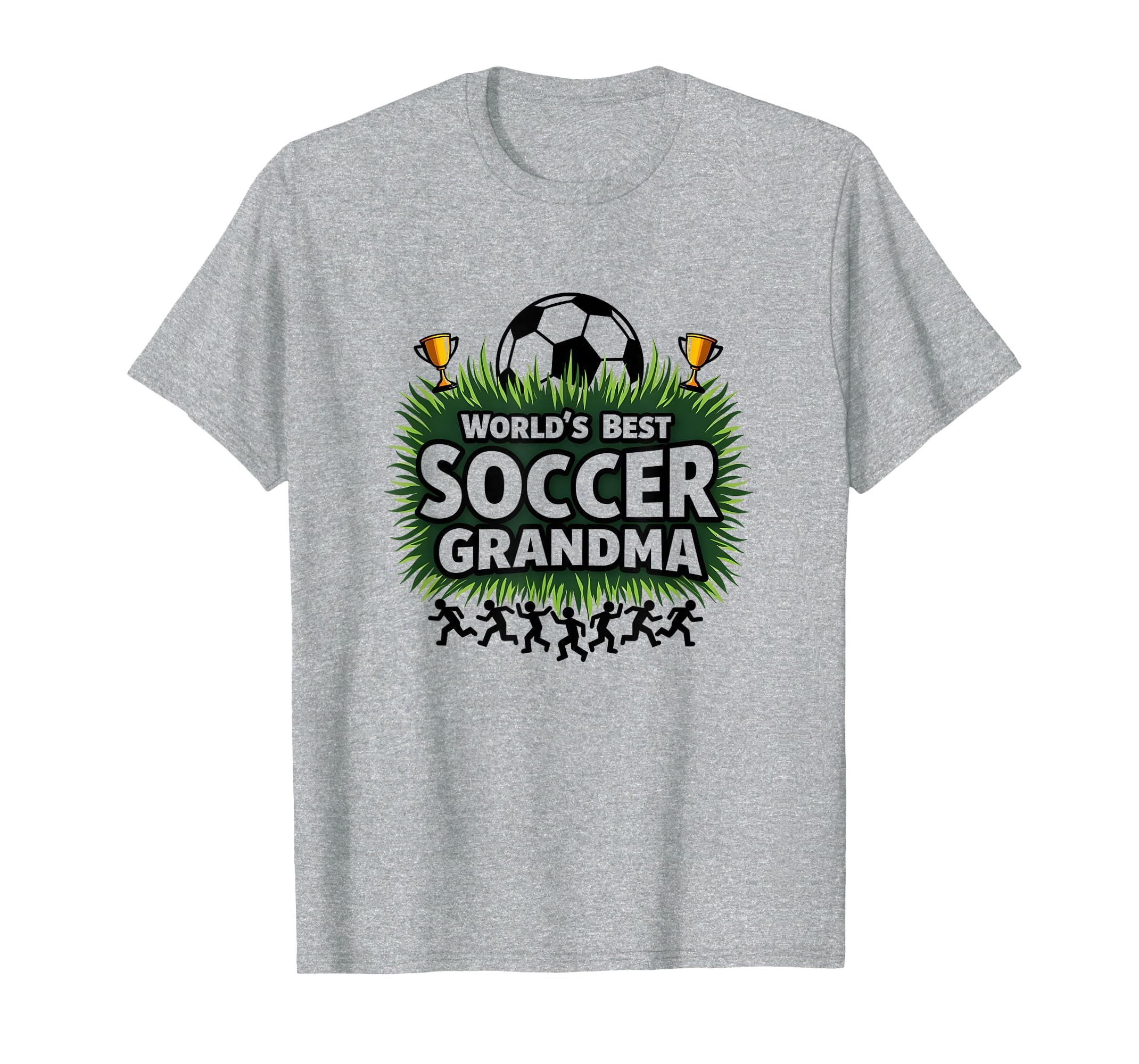 Worlds Best Soccer Grandma Champion T-Shirt - Custom Art Print for Adults