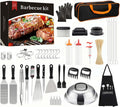 MURRI&MURRDI 149 Pcs Griddle Grill Tools Set, Stainless Steel Griddle Accessories Kit for Blackstone and Camp Chef, BBQ Grill Barbecue Tool Set with Carry Bag Barbecue Accessories Gifts for Men