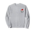 Soccer Football Santa Hat Sweatshirt - Trendy Graphic Unisex