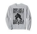 Ice Hockey Goalie Goalkeeper Drop Sweatshirt - Aesthetic Graphic Unisex