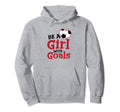 Be Heart Shaped Soccer Teenager Hoodie - Aesthetic Graphic Men Women