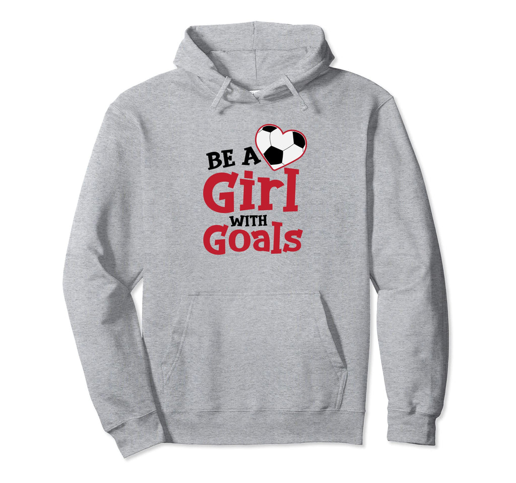 Be Heart Shaped Soccer Teenager Hoodie - Fun Novelty Design Unisex