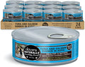 Dave's Pet Food Grain Free Wet Cat Food (Tuna & Salmon Dinner in Aspic), Naturally Healthy Canned, Added Vitamins & Minerals, 5.5 oz Cans (24 Pack