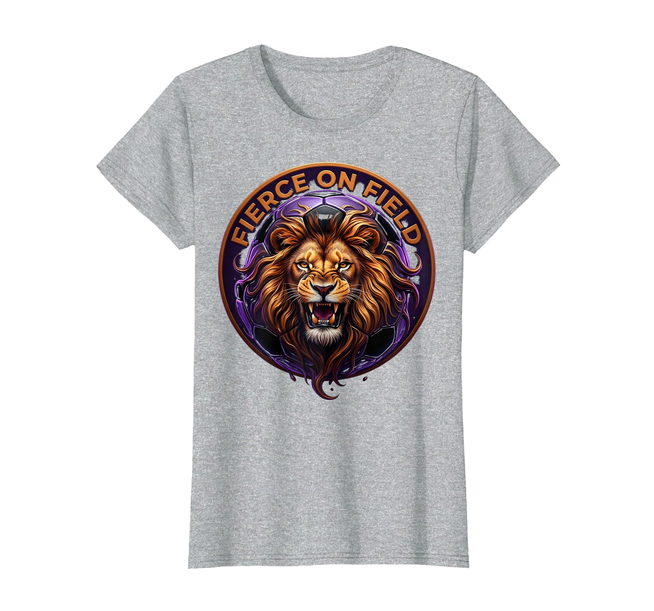 Fierce Field Womens Soccer T-Shirt - Fun Novelty Design Men Women