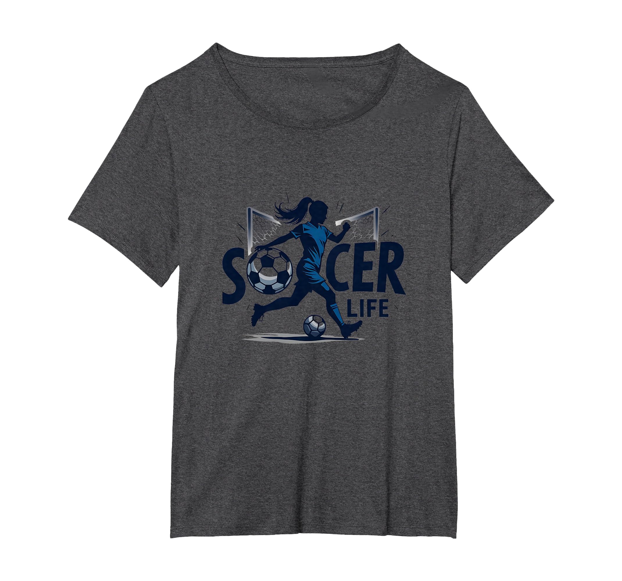Soccer Is Life Womens Passion Beautiful T-Shirt - Graphic Print Men Women