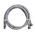 Aquaterior Bathroom Faucet Hoses Hot & Cold 28 inch 3/8"xM10