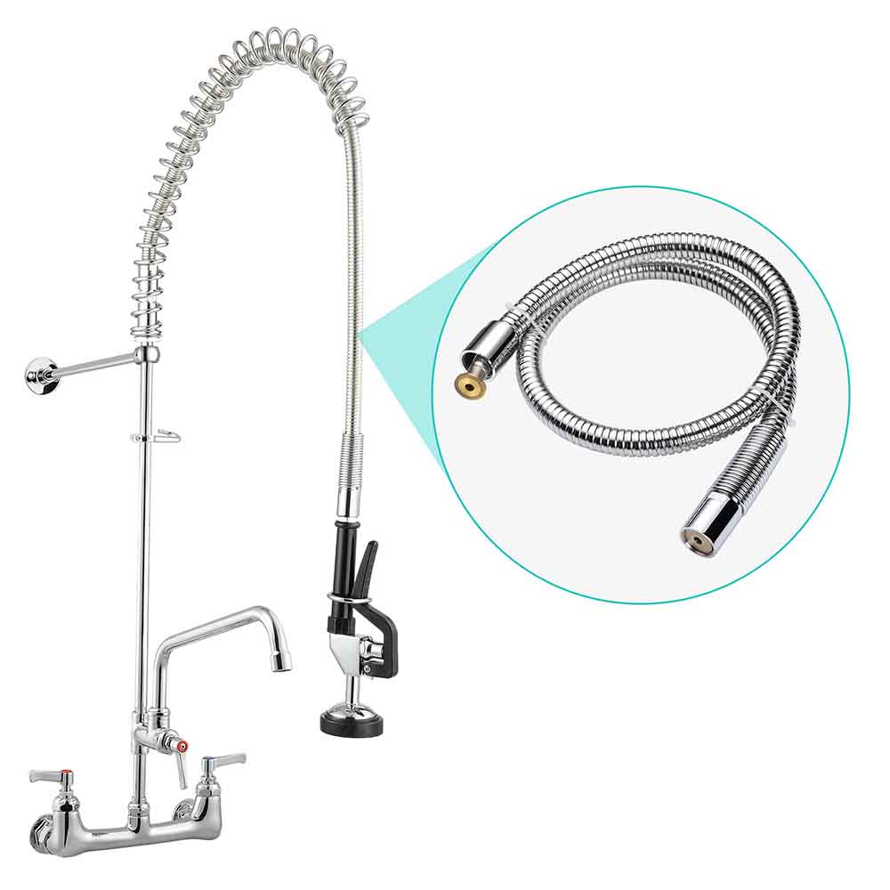 Aquaterior 41" Flex Pre-Rinse Faucet Hose 7/8"-20 UNEF Male
