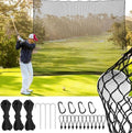 Sports Backstop Net - Hitting Net for Golf, Baseball, Hockey, Soccer - 10 x 10Ft/10 x 15Ft/10 x 20Ft/10 x 25Ft/15 x 15Ft/15 x 20Ft