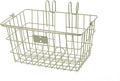 Retrospec Apollo-Lite Lift-Off Bike Basket - Detachable Steel Handlebar Basket with Carrying Handle for Commuting, Shopping & Beach Trips - 14.5in x 9.5in Weather-Resistant Biking Gear