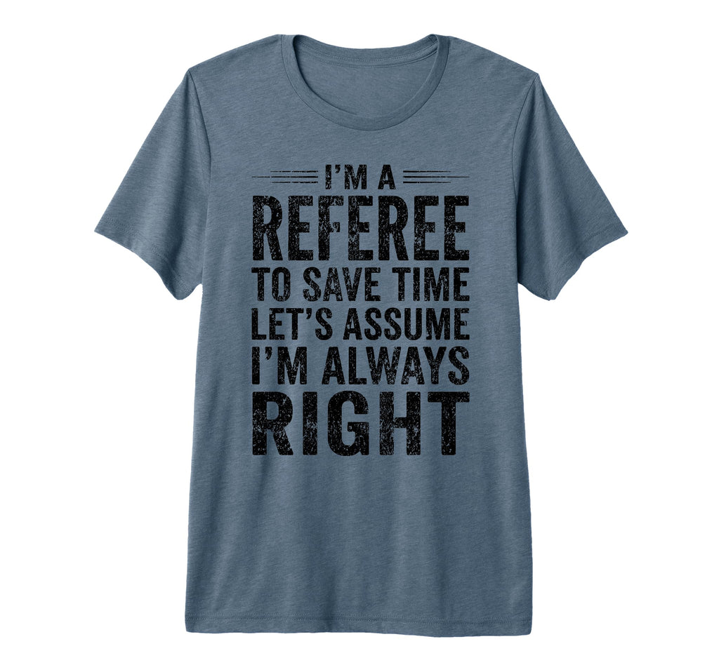Funny Referee Soccer Football T-Shirt - Fun Novelty Design for Adults