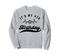 Its My 4Th Birthday Soccer Player Sweatshirt - Streetwear Style for Adults
