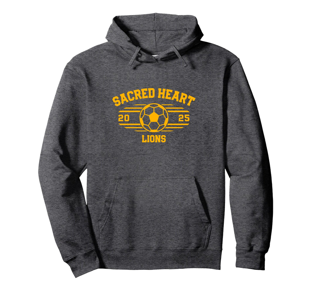 Sacred Heart Lions Soccer Ball 2025 Hs Hoodie - Graphic Print Men Women