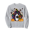 Pumpkin Soccer Bow Happy Sweatshirt - Casual Everyday Wear for Adults