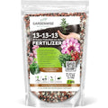 13-13-13 Slow Release Granular Fertilizer – All Purpose Plant Food 13 13 13 for Outdoor Grass, Vegetables, Roses, Flowers, Shrubs, Trees. Lawns, Gardens, Potted Plants (2 quarts)