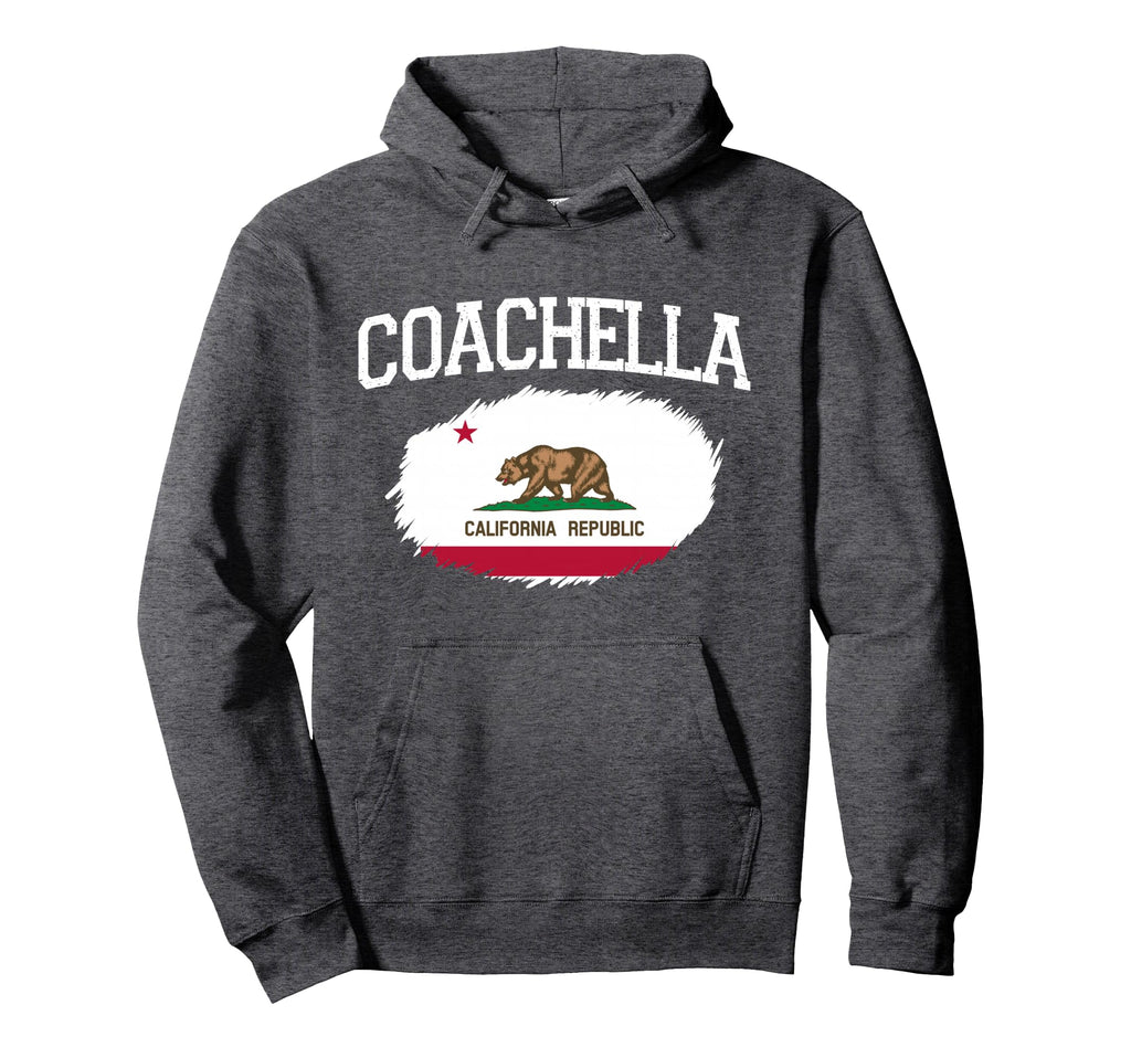Coachella Ca California Flag Usa Sports Hoodie - Trendy Graphic Unisex