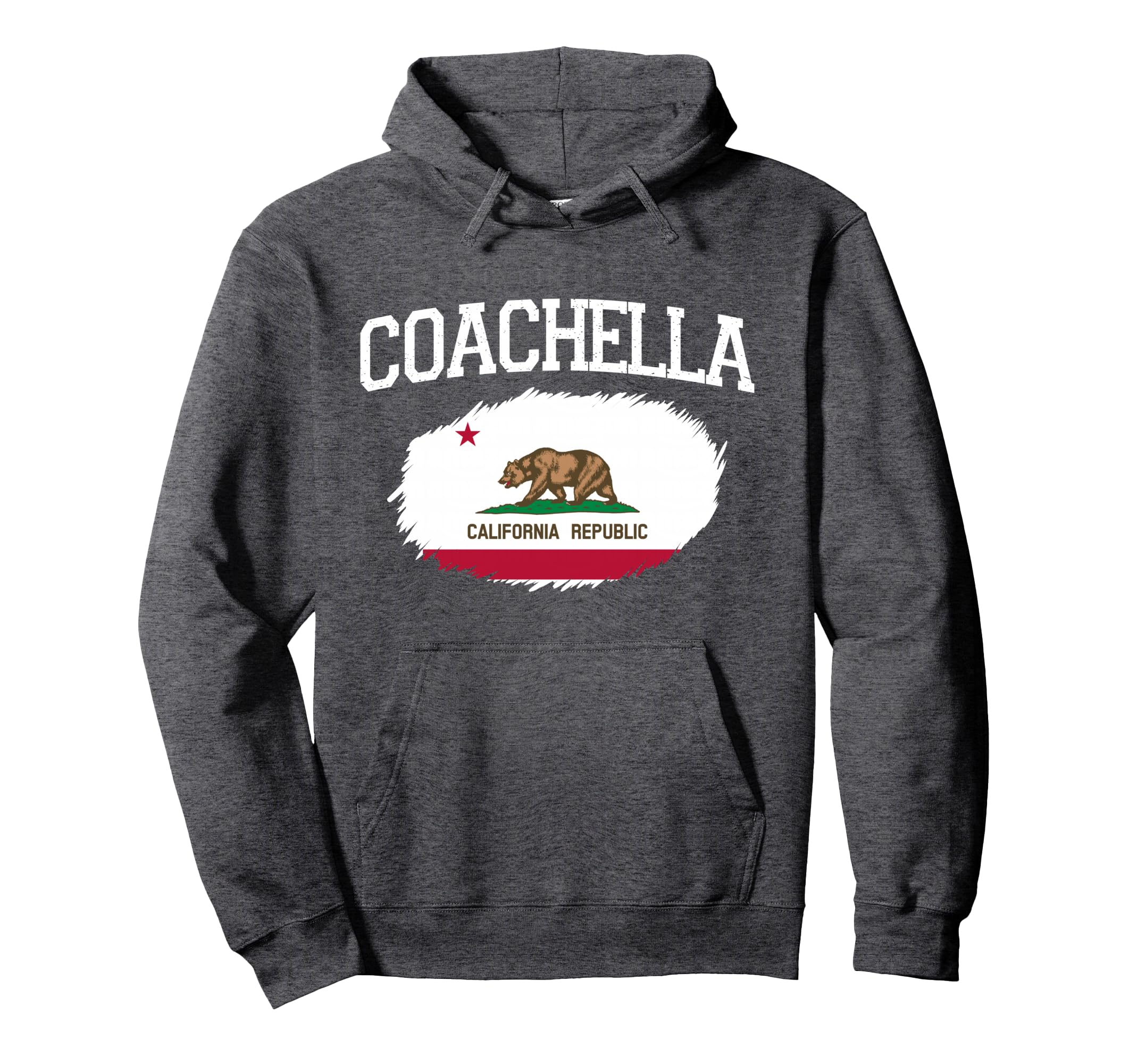 Coachella Ca California Flag Usa Sports Hoodie - Trendy Graphic Unisex