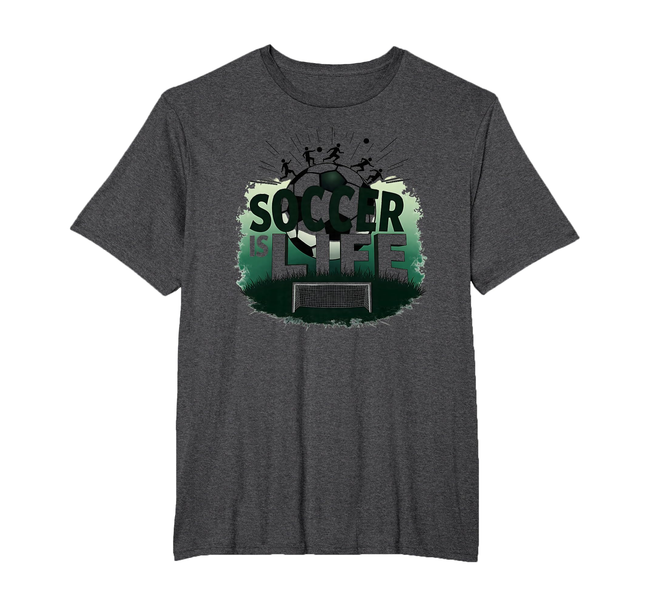 Soccer Is Life Inspiring Football T-Shirt - Aesthetic Graphic Men Women