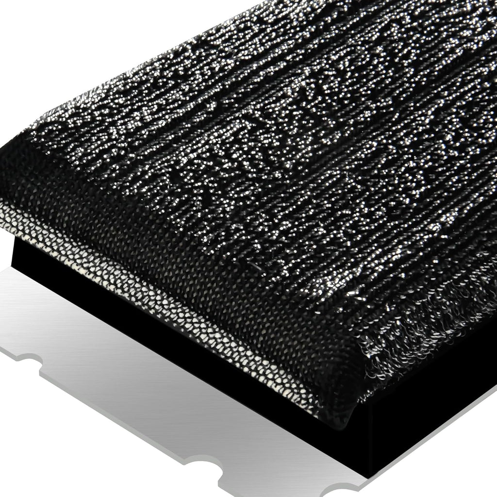 Bristle-Free BBQ Grill Brush & Scraper - Heavy Duty Barbecue Cleaner with Extended Handle‌