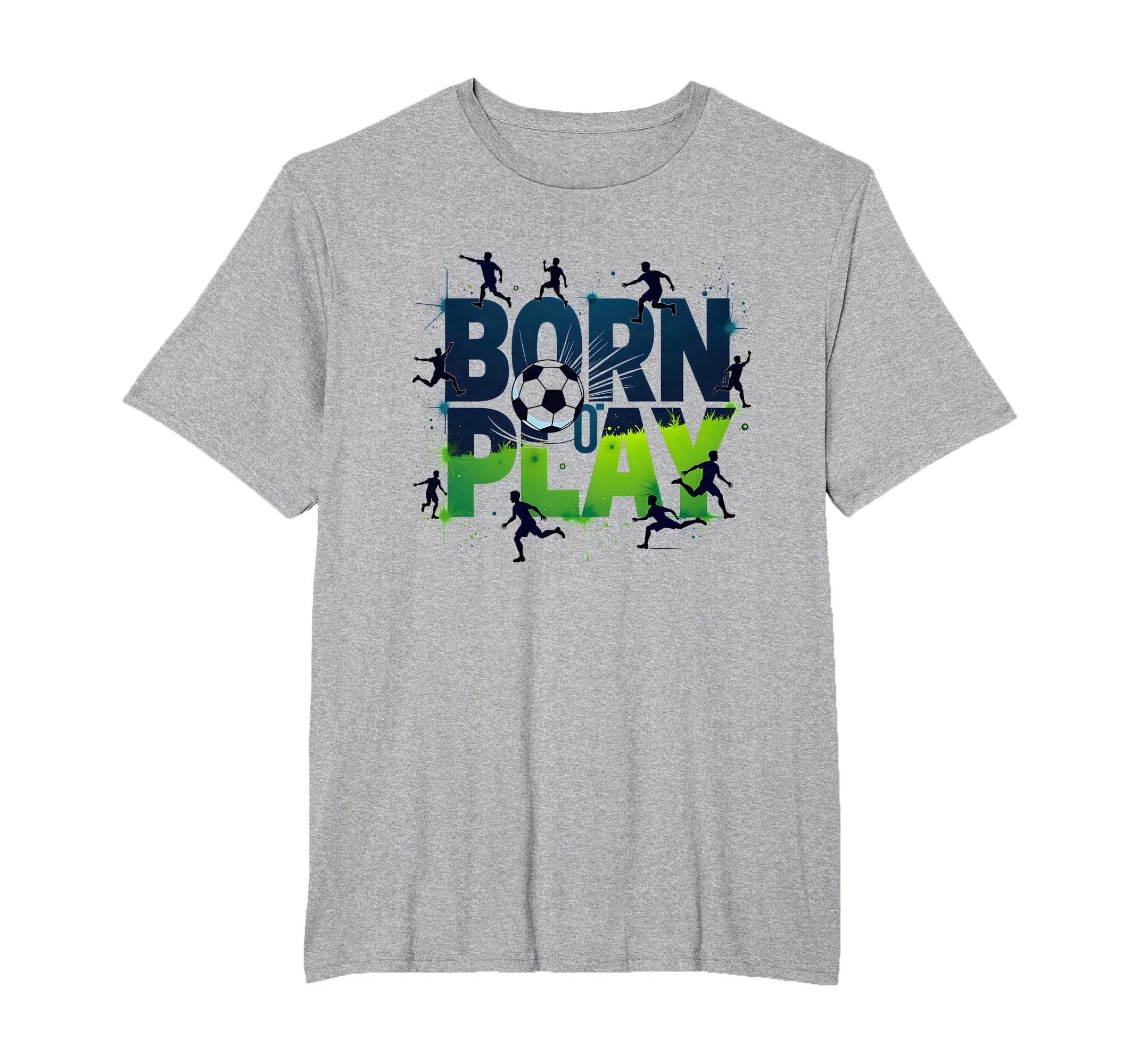 Born To Play Soccer Athlete Passion T-Shirt - Custom Art Print Men Women