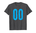 Number 00 Distressed Sport Team T-Shirt - Custom Art Print Men Women