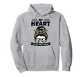 My Heart Is That Field Messy Bun Soccer Hoodie - Trendy Graphic Men Women